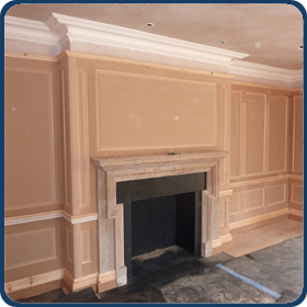 Panelled Fireplace Surround